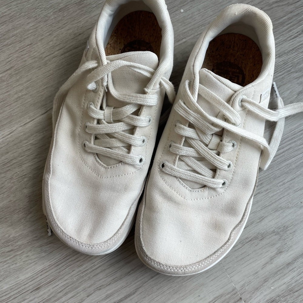 Lems White Canvas Shoes